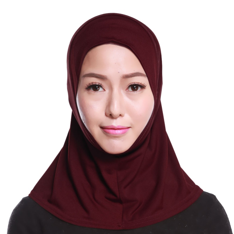Womens Islamic Hijab Under Scarf Hat Cap Head Wear Band Neck